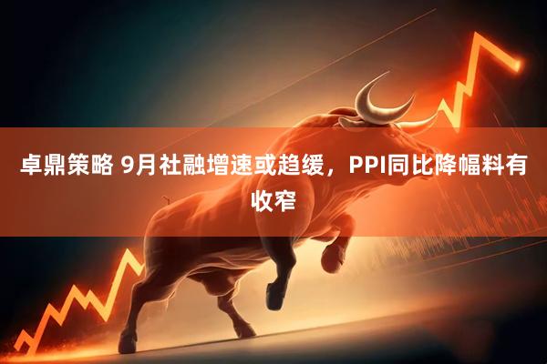 卓鼎策略 9月社融增速或趋缓，PPI同比降幅料有收窄